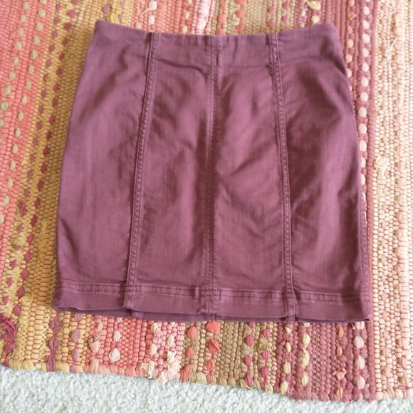 Free People Body Con Like Stretch Skirt - Picture 1 of 3